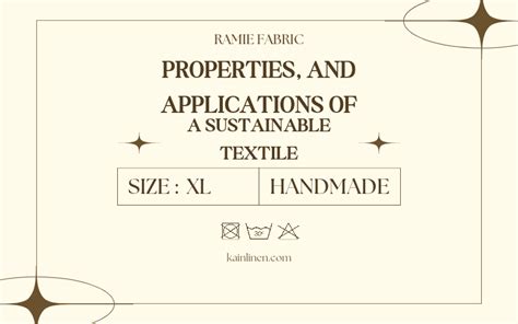  Ramie Lifesaving Textile: A Sustainable Superstar for the Future?